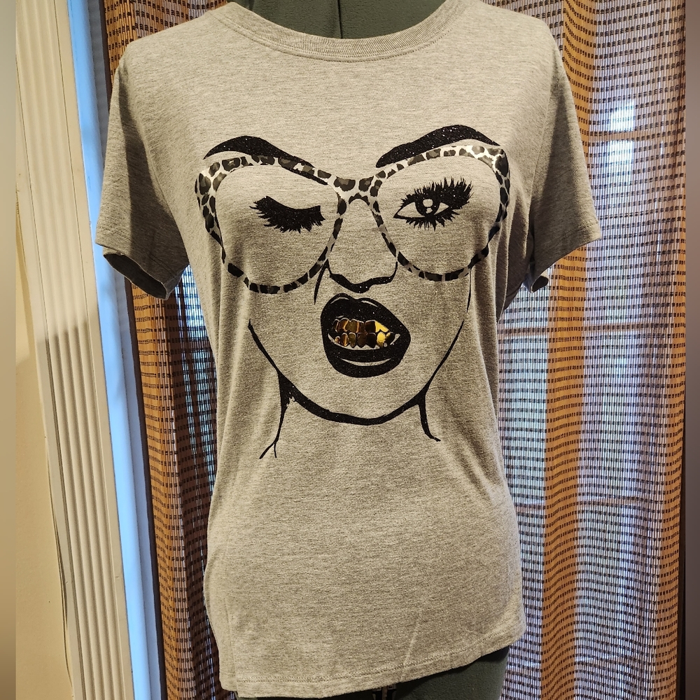Grey Gold Grillez Tee